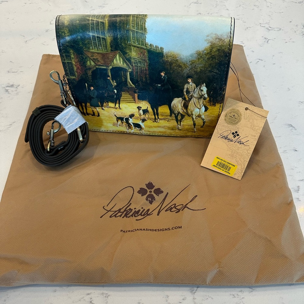 Patricia Nash hunt scene purse